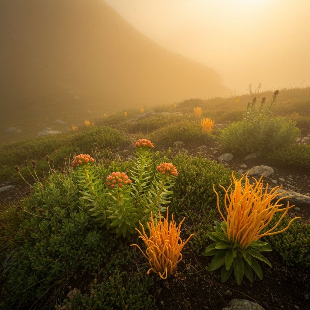 Alpine adaptogenic compounds